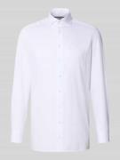 Regular fit zakelijk overhemd van puur katoen