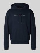 Regular fit hoodie van katoenmix