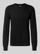 Gebreide pullover met ronde hals, model 'OSVALD'