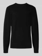 Gebreide pullover met ribboorden
