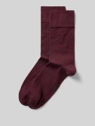 Sokken met labelprint in een set van 2 paar