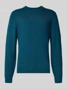 Gebreide pullover met ribboorden
