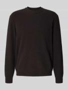 Regular fit shirt met lange mouwen en ronde hals