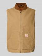 Gilet met opstaande kraag, model 'SANSOME'