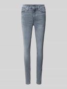 Skinny fit jeans van katoenmix