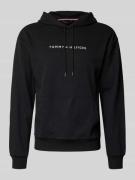 Regular fit hoodie van katoenmix