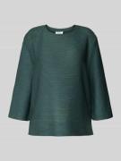 Relaxed fit sweatshirt met structuurmotief