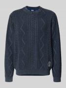 Regular fit gebreide pullover van puur katoen, model 'PERRY'