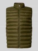 Regular fit bodywarmer met logostitching