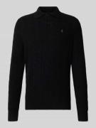 Regular fit gebreide pullover van een mix van wol en kasjmier