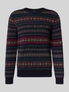 Wollen pullover met ronde hals