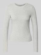 Slim fit shirt met lange mouwen van katoenmix, model 'RILEY'