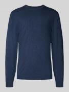 Gebreide pullover met ribboorden