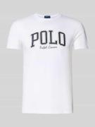 Custom slim fit T-shirt met ronde hals