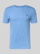 T-shirt met logostitching