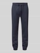 Regular fit joggingbroek met elastische band, model 'GORDON'