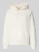 Regular fit hoodie van katoenmix