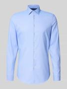 Slim fit zakelijk overhemd met extra lange mouwen