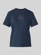 T-shirt met labelprint