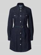 Mini-jeansjurk van puur katoen