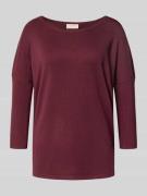 Gebreide pullover van viscosemix met 3/4-mouwen, model 'JONE'