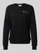 Sweatshirt met labelstitching