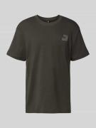 T-shirt met labelprint