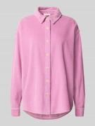 Relaxed fit overhemdblouse van corduroy, model 'PADOW'