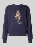 Sweatshirt met labelprint