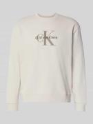 Regular fit sweatshirt met logoprint, model 'Terry'