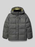 Gewatteerd jack met capuchon