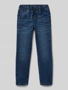 Regular fit jeans van katoenmix