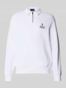 Sweatshirt met polokraag
