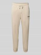 Regular fit sweatpants met elastische band, model 'KANE'