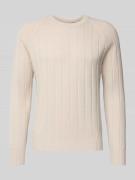 Wollen pullover met kasjmier