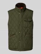 Gilet met opstaande kraag