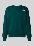 Sweatshirt met labelprint