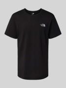 T-shirt met labelprint