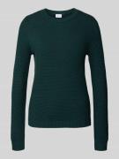 Gebreide pullover met ribboorden, model 'dalo'