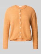 Gebreid jack van alpacamix met ronde hals, model 'VITOW'