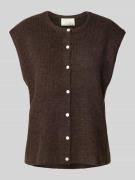 Mouwloos vest met kapmouwen, model 'Everest'