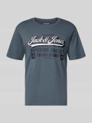 T-shirt met labelprint