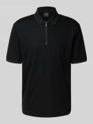 Poloshirt met korte ritssluiting