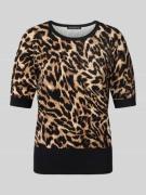 Gebreide pullover met ribboorden