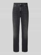 Tapered fit jeans van puur katoen