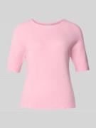 Gebreide pullover met ribboorden