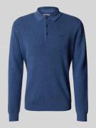 Gebreide pullover met polokraag