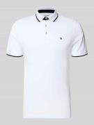 Regular fit poloshirt met labelstitching, model 'PAULOS'