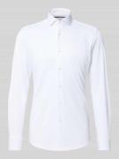 Slim fit zakelijk overhemd met haaikraag, model 'HANK'