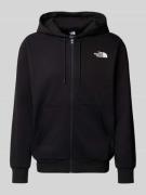 Sweatjack met labelstitching